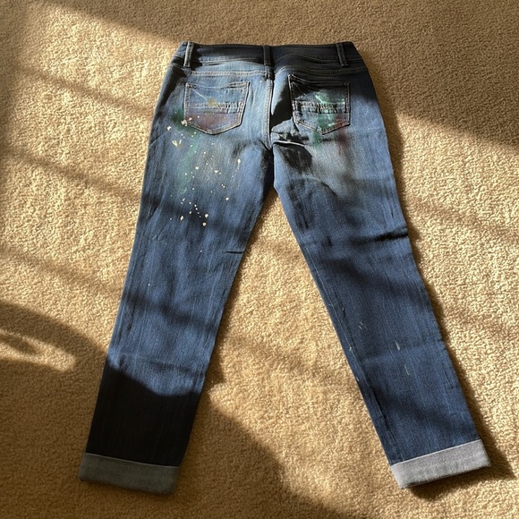 Paint Splattered NY&CO Jeans - Picture 3 of 10